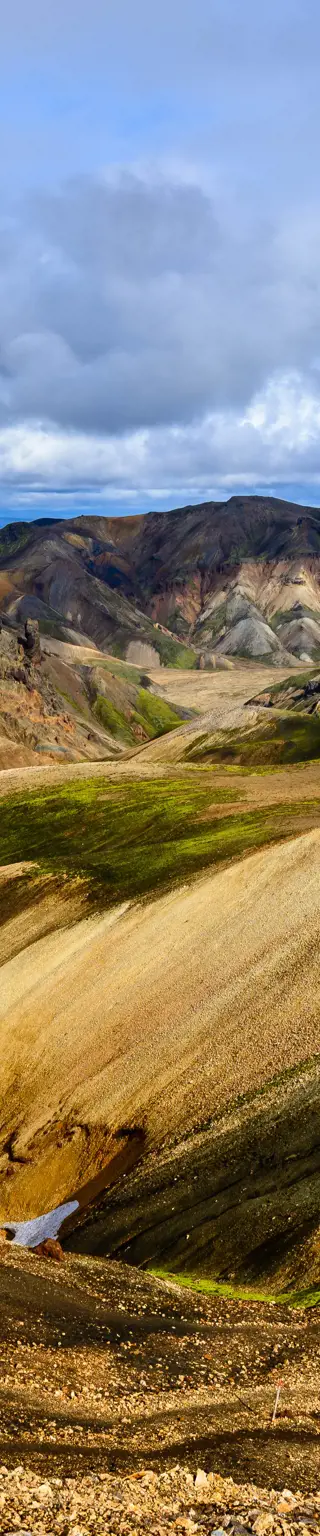 Erlebe die Farben von Landmannalaugar